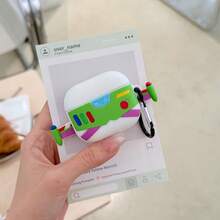 Etui na słuchawki z motywem samolotu z kreskówek do codziennego użytku - Wielokolorowe - Zobacz 3