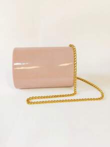 Women's Bow Tie Bag, Cute, Modern, Compact And Comfortable - Nude - View 3