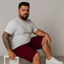 EVOLUTION PLAY Kit 2 Bermuda Shorts Twill Men's Plus Size 48 Or 58 Extra Large - Maple Persimmon - View 6