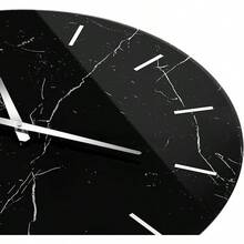 Modern Wall Clock - 23.62 Inch Frameless Marble Glass Wall Clock With Roman Numerals, Non-Ticking Large  Decorative Clock - SF-MC586 - Xem 6