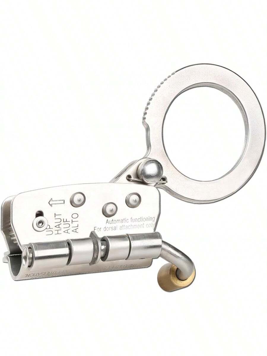 Fall Protection Rope Grab With Anti-Panic Feature, Auto-Trail Double Locking Rope Grabs Fall Arrester, Used With 5/8" Lifeline Rope, For Construction, Climbing, Comply To ANSI/OSHA