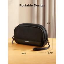 Portable Electronics Accessories Travel Organizer Water Resistant Tech EDC Pouch Bag For Charger Adapter Charging Cable Power Bank Hard Drive SD Card - As Pic - View 6