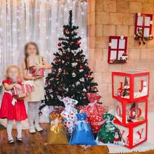 30Pcs 5 Sizes6 Of Each Size Candy Bags Storage Party Gift Foil Packaging Xmas Tree Decorate - Copper - View 5