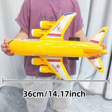 Large Inertial Airplane Toy For Kids, Suitable As Birthday, Christmas, New Year Gift For Boys And Girls - Yellow - View 9
