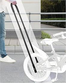 Bike Training Handlebar |   Ergonomic Push Assist Stabilizer For  Riding, 6-Level Height Adjustable, High Carbon Steel Frame - Quick-Install Design For Balance Bikes (5-12 Years)