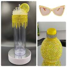 25000Pcs Yellow AB Rhinestones For Bedazzling Kit, 3-5mm Resin Flatback Rhinestones Bulk Bedazzle Gems Diamonds For Crafts DIY Shoes, Clothing{"Color_name":"YellowAB"} - YellowAB - View 7