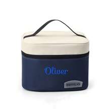 Grand sac isotherme pour le déjeuner avec poignée, boîte de rangement alimentaire étanche, boîte à lunch portable et réutilisable pour le bureau, le travail et l'école, design unisexe - Multicolore - Voir 14
