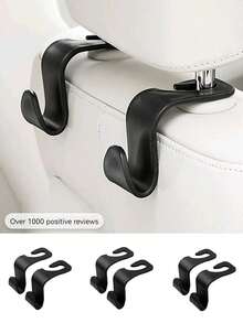 Car Hook Strong And Stable Small Hook Hidden Multifunctional Storage Rear Seat Hook Car Accessories - Black - View 14