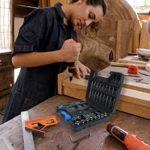 1 套螺丝刀工具套件，平头、星形、棘轮螺丝刀，多功能家用小型螺丝刀套装 - 彩色 - 查看 6