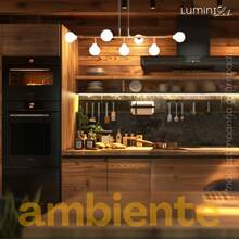 Rubis Aluminum Pendant Ceiling E27 7 Lights Lumini Lab - Bright White - View 3