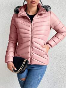 Big City Women Jackets - Pink - View 1