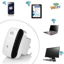 1pc/2pcs/4pcs 300Mbps WiFi Signal Booster Repeater, Wireless WiFi Repeater Extender Router For Long Distance Network Coverage - White - View 2
