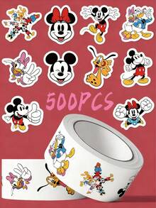 Pegatinas irregulares de Mickey Mouse para decoración de grafiti, equipaje, impermeables, DIY. Regalo perfecto, la elección perfecta para decoración del hogar, decoración de sofá, decoración de fiestas, regalos de cumpleaños y diversos regalos festivos, de moda. Artículos de moda. Lujoso. Costura. DIY.