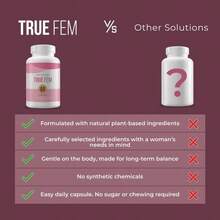 True Fem – 13-In-1 Vegan Supplement With Saw Palmetto & Fenugreek For Women - 3 bottles - 查看 5