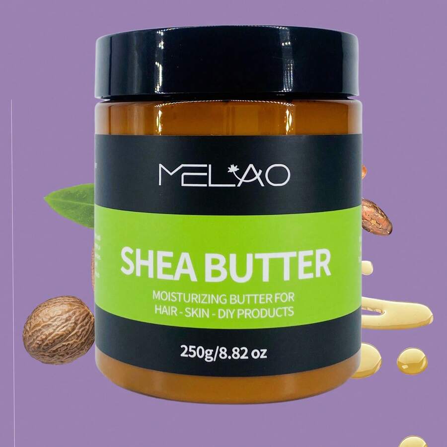 MELAO Pure Shea Butter Moisturizer - Intense Dry Skin Therapy For Extremely Dry, Rough Skin On Body, Hands, Heels & Elbows​