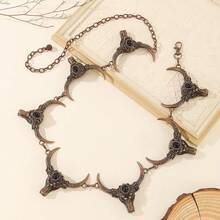 An Animal Bohemian Zinc Alloy Animal Bull Head Ladies Fashion Waist Chain Wedding Sports Party Ladies Waist Chain