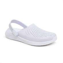 Chinelo Babuche Feminina Sandália Confortável Lançamento Casual Dia A Dia - Branco - Visão 1