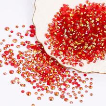 25000Pcs Red AB Rhinestones For Bedazzling Kit, 3-5mm Resin Flatback Rhinestones Bulk Bedazzle Gems Diamonds For Crafts DIY Shoes, Clothing{"Color_name":"RedAB"} - 紅AB - 查看 6