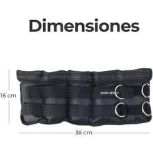 Pesas para Muñeca y Tobillo con Correa Ajustable Rellenas de Hierro Resistentes y de Agarre  - Polainas para Ejercicio de 1 Kg Set 2 Piezas - 1 - Ver 9