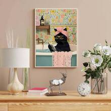 Adult Paint By Number, Funny Bathing Adults' Paint - By - Number Kits, Acrylic Paint Kit Adults Beginners Unframed, Easy Paint By Numbers Canvas Decor 16x20inch