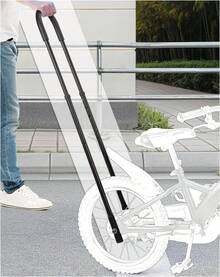 Bike Training Handlebar |   Ergonomic Push Assist Stabilizer For  Riding, 6-Level Height Adjustable, High Carbon Steel Frame - Quick-Install Design For Balance Bikes (5-12 Years)