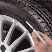 White Car Paint Marker, Car Tire Crayon Marker, Anti - Scratch Tire, Portable Paint Pen, Tire Marker Pens Wood And Metal, Markers And Daubers Painting