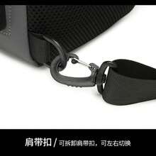 1pc Chest Pack. It Is A New-Style Crossbody Bag, A Fashionabldy Casual Shoulder Bag That Can Be Freely Matched, And Also A Small Sports Backpack. Designed As A Men's Bag With A Large Capacity, It Is Highly Practical. Its Shoulder Strap Is Sturdy And Thick, It Offers High Privacy, And Its Zipper Is Strong .