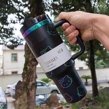 Sanrio Sanrio Hello Kitty 40oz Vacuum Insulated Tumbler Stainless Steel Insulated Water Bottle Vacuum Thermal Flask For Women Men For Cold Hot Cup