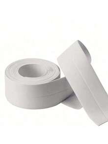 3 Rolls Waterproof Mildew-Proof Bathroom Sealing Strips, 3.2m/5m Caulk Tape, Bathroom Waterproof Sealing Strips, Adhesive Waterproof Tape For Kitchen And Bathroom, Prevent Moisture, Caulk Strips For Kitchen Sink, Suitable For Workshop, Kitchen, Bathroom, Home