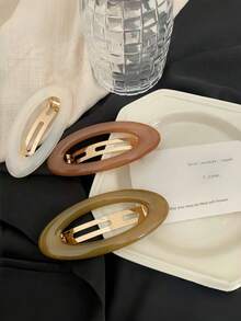 Korean Style Fashionable Spring Clip, Suitable For Women Over 14 Years Old Y2k Hair Clips Claw Clips Hair Claws Hair Slide Hair Barrettes, School Stuff