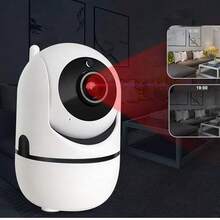 1 pieza 2 piezas Cámara HD 1080P, Cámara inalámbrica WIFI, Cámara de para el hogar, Admite visualización remota móvil, Reproducción de video, Vista panorámica de 360°, Visión nocturna, Intercomunicador de audio bidireccional, Instalación fácil - Sistema de monitoreo inteligente, Cámara de inalámbrica Monitor de cámara de monitoreo interior - Blanco - Ver 9