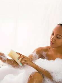 5 Pieces Of Natural Sponge Set- Exfoliating Body And Cleaning Pad, No Fragrance, Minimalist Design Used In Kitchen, Bathroom, Spa And Restaurant- Sensitive Light Beige, Spa Essentials, Bath Sponge, Kitchen Scrub, Simple Sponge Design, No Fragrance Sponge, Bath And Body Sponge, Body Scrubber, Bathroom Accessories