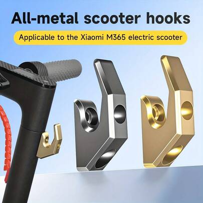 New Aluminum Alloy Hardened Front Hook For Ninebot M365/1s/Pro/PRO2 Electric Scooters, High-Quality Storage Hook For F20/F30/F40/F25 Bicycle Pedals + Tool Accessories