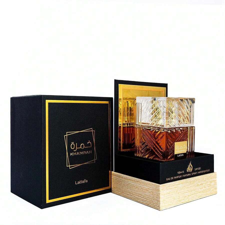 Lattafa Khamrah Eau De Parfum For Unisex – 3.4 Oz | Warm Spicy Cinnamon, Dates & Vanilla With Amberwood, Long Lasting Evening Fragrance - Aromatic Spicy Gourmand - 查看 1