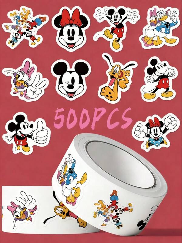 Pegatinas irregulares de Mickey Mouse para decoración de grafiti, equipaje, impermeables, DIY. Regalo perfecto, la elección perfecta para decoración del hogar, decoración de sofá, decoración de fiestas, regalos de cumpleaños y diversos regalos festivos, de moda. Artículos de moda. Lujoso. Costura. DIY.