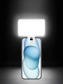 1 pezzo Luce LED per riempimento selfie, luce selfie portatile, luce di riempimento molletta-on, lampada selfie per telefono, anello luminoso selfie LED portatile, luce specchio, per telefoni cellulari e computer, trucco, videoconferenze Zoom, live streaming, vlog, per selfie e videochiamate perfetti 250mAh per campeggio, decorazione della stanza, live streaming, illuminazione per videoconferenze, fotografia e video, regalo affascinante adatto per selfie e live streaming, fotografia, luce portatile per telefono