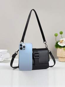 New Fashion Small Square Shoulder Bag, Large Capacity Handbag For Women, Classic Elegant Stylish Durable Portable Versatile Casual Multi-Layer Big Capacity Shoulder/Crossbody Bag, Suitable For Outings, Travel, Shopping, Great Gift For Valentine's Day