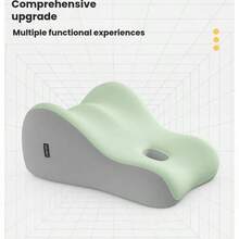 Multifunctional Pillow Cushion For Elevating Buttocks, Thickened Backrest For Bed Or Sofa, Sleeping Aid - Mint Green - View 6