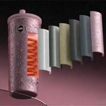 1pc High Beauty Insulated Cold Cup 316 Stainless Steel Tea Cup Outdoor Car Straw Water Cup Coffee Cup