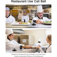 Bell Desk U2013 Loud Call Bell With Matte Anti - Rust Steel, Small 3.35 Footprint, Durable Design Office, Reception, Classroom, And Hotel Use