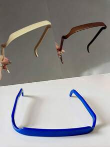 9/6/1pc Square Eyeglass Head Band, No Pressure Headband, Glasses Wearer's Headband, Sun Lens With No Headache With Comfort Headband,Women Summer Invisible Fixed Hair Clip Curling Thick Hair Dedicated Hair Accessory For Sunglasses,Non-Slip Ladies And Girls,Accessories For Women