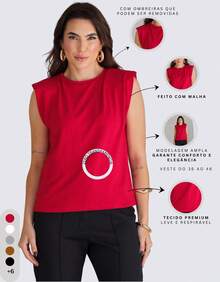 Women Tank Tops & Camis - Red - View 9