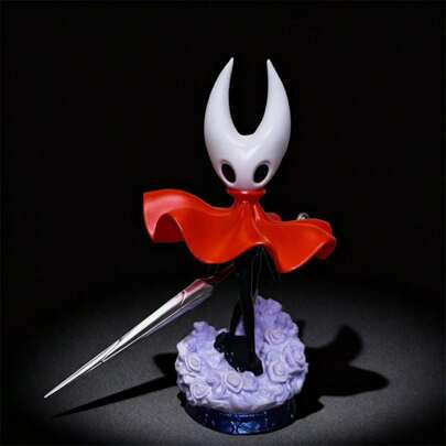 1 pezzo Edizione combattimento di Hollow Knight, statuetta decorativa della Ragazza Vespa del Piccolo Cavaliere, con base vulcanica, decorazione periferica del gioco, decorazione natalizia, adatta per collezione e regali