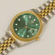 PROKING 1 pieza Reloj de hombre de 40mm, reloj de cuarzo de lujo y negocios con caja y correa de acero inoxidable resistente al agua, manecillas luminosas, esfera negra con diamantes, adecuado para uso diario, regalo de cumpleaños