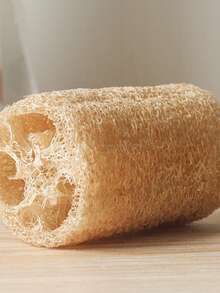 5 Pieces Of Natural Sponge Set- Exfoliating Body And Cleaning Pad, No Fragrance, Minimalist Design Used In Kitchen, Bathroom, Spa And Restaurant- Sensitive Light Beige, Spa Essentials, Bath Sponge, Kitchen Scrub, Simple Sponge Design, No Fragrance Sponge, Bath And Body Sponge, Body Scrubber, Bathroom Accessories