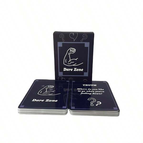 Dare Zone Board Game Cards, An Adult Party Card Game, A Fun Interactive Conversation Card Suitable For Family And Couples, A Holiday Gift For Christmas And Valentine's Day