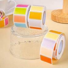 500 Stickers For Men And Women! Colorful Labels With Writable And Strong Adhesive Backing. Made Of Coated Paper With Rich Colors And Scratch Resistance. Simple Japanese-Style Labels For Storage And Classification / Christmas Decorations.Scrapbook Paper - Multicolor - View 10