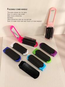 1 Pettine pieghevole con specchio incorporato, compatto e portatile, può essere trasportato in tasche, borse o per viaggi, accessori per capelli, spazzole, pettini, strumenti per capelli, prodotti per capelli e accessori per parrucchieri, essenziali da viaggio per la bellezza, articoli essenziali per il ritorno a scuola, articoli essenziali per le vacanze, accessori per capelli da donna, spazzole, set di spazzole per capelli, spazzola per bordi, spazzola per capelli, pettine per capelli, pettine per capelli, spazzola districante, spazzola a sfera, mini spazzola per capelli, set di spazzole per capelli, pettine in legno, spazzola per capelli, spazzola, pettine, spazzola per capelli lisci, spazzola per capelli, spazzola per bordi, spazzola per capelli, pettine per capelli, set di spazzole per capelli, pettine per capelli, mini spazzola per capelli, spazzola districante, spazzole per capelli, capelli, accessori, prodotti per capelli, strumenti per capelli