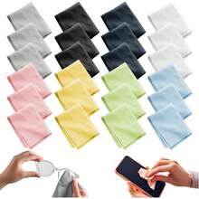 24 PCS Paños para Limpiar Lentes, Paños de Limpieza de Microfibra, Paño de Limpieza de Cámara, Limpieza de Lentes para Gafas, Camaras,,, Tabletas, Cell Phones, LCD Pantallas, 15 * 15cm - 1 - Ver 8