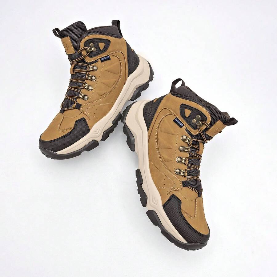 Pakar Zapaterias Jack Rud Men's Hiking Shoe In Brownish Yellow. - Yellow - View 1